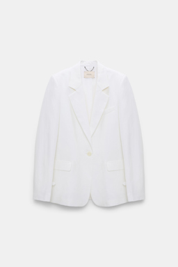 Dorothee Schumacher Blazer aus technischem Leinen pure white