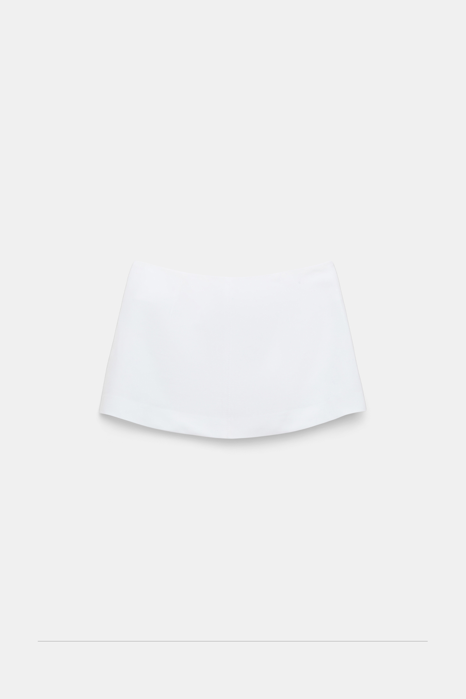 Dorothee Schumacher Technical linen mini skirt pure white