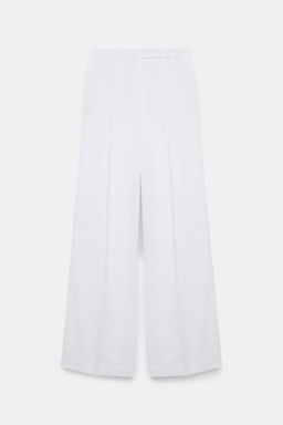 Dorothee Schumacher Technical linen wide leg pants pure white