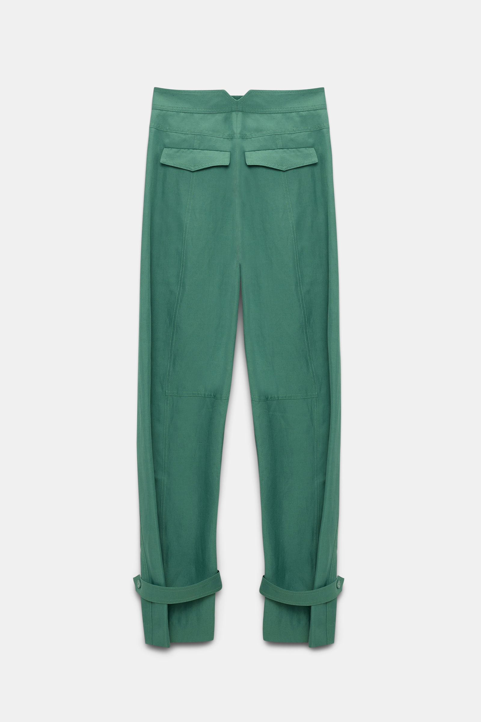 Dorothee Schumacher Technical linen O-leg pants jade