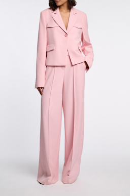 Dorothee Schumacher Cropped Blazer pink rose