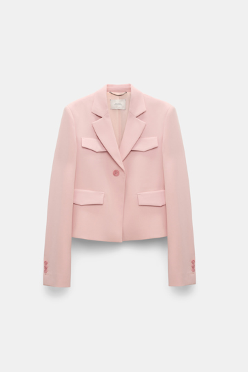 Dorothee Schumacher Cropped blazer pink rose