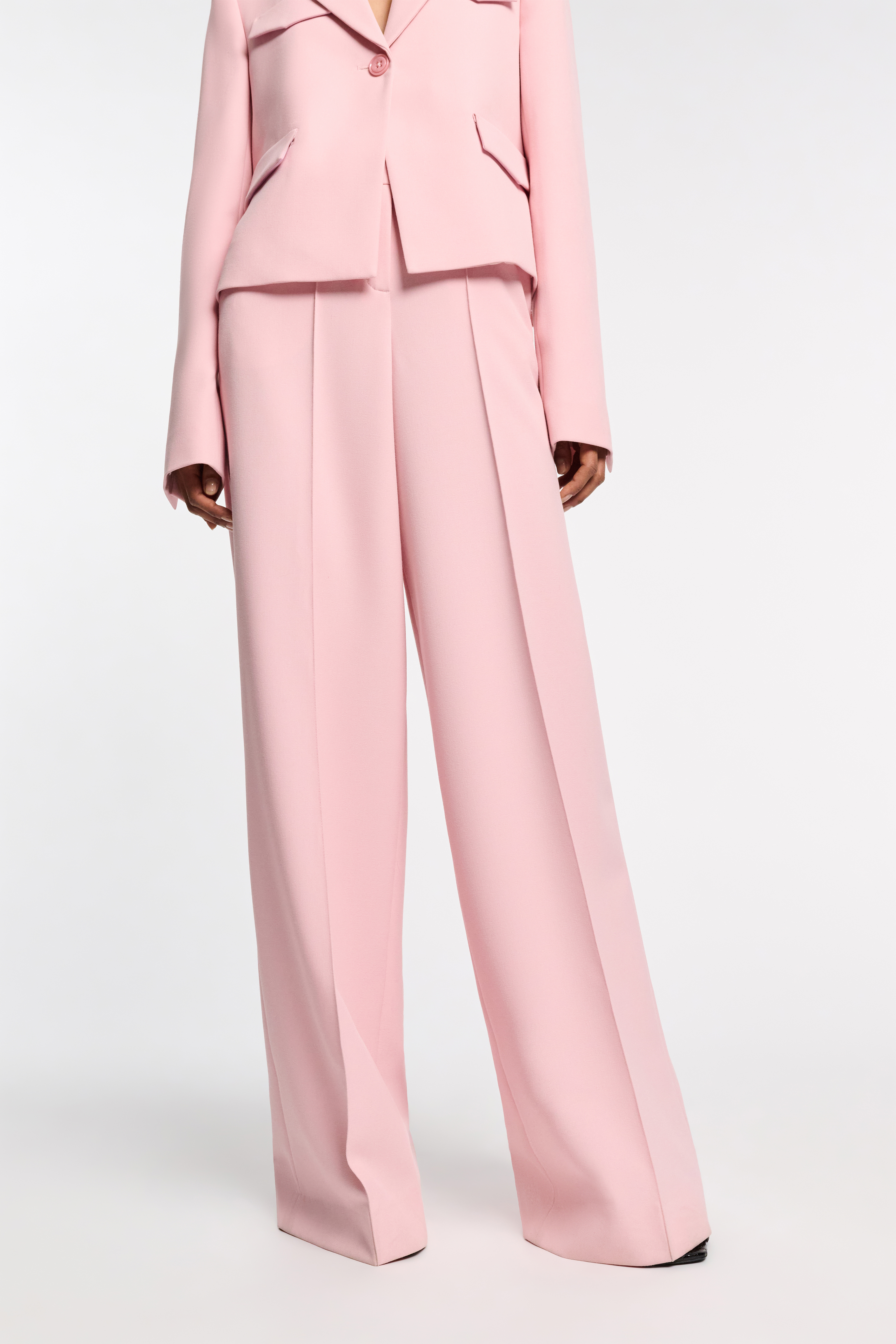 Mayu41【TATRAS】 PANTELLERIA Wide Leg Drawstring Pants in Matcha | PRISCAVera