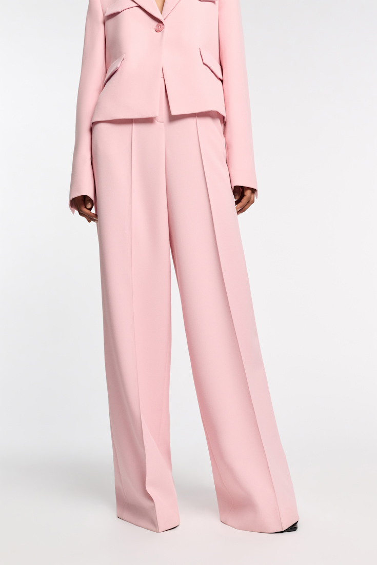Dorothee Schumacher Wide leg pants pink rose