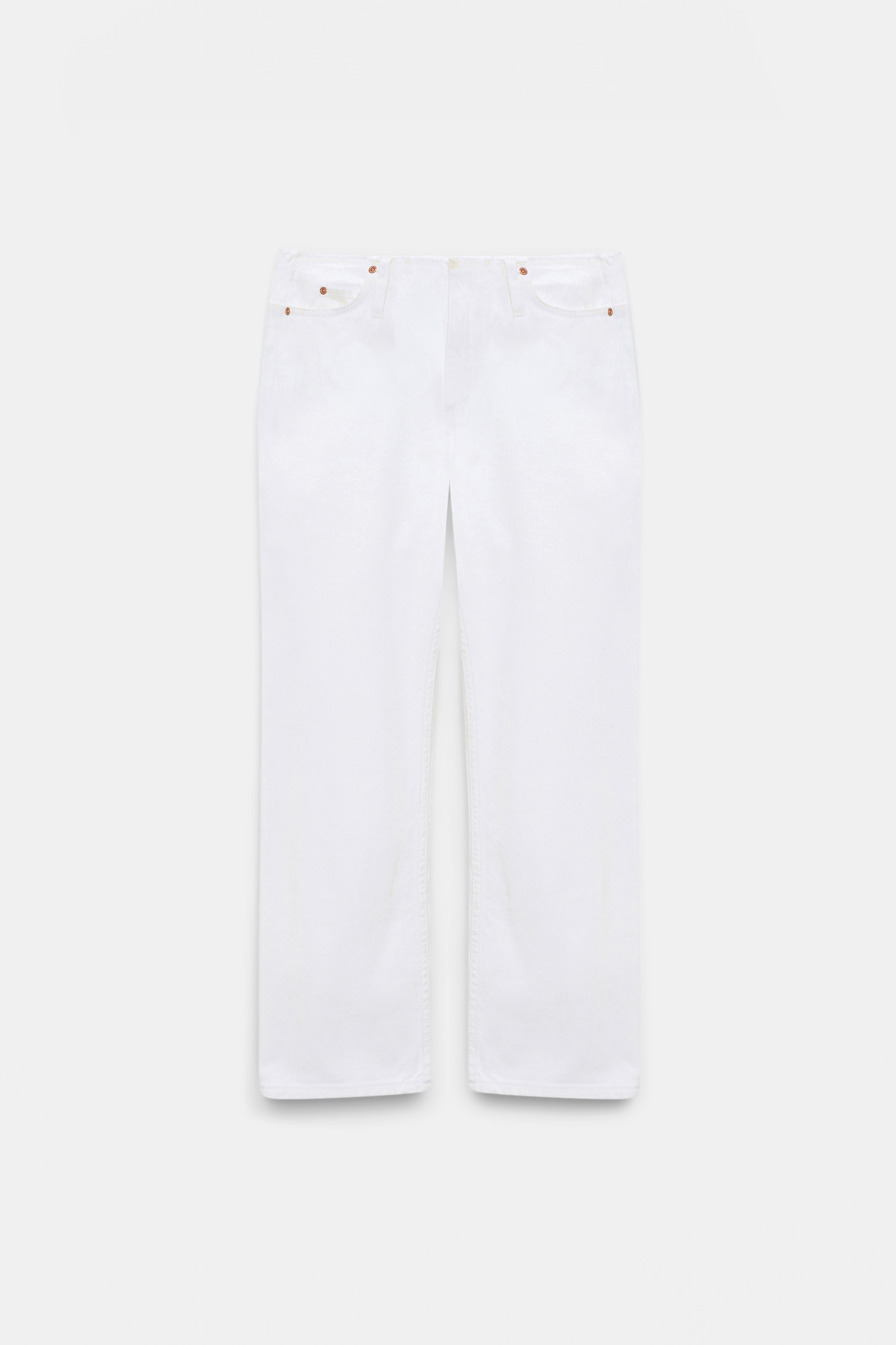 Dorothee Schumacher Fitted capri jeans with frayed waist pure white