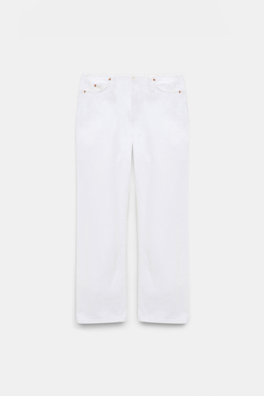 Dorothee Schumacher Caprihose aus Denim pure white