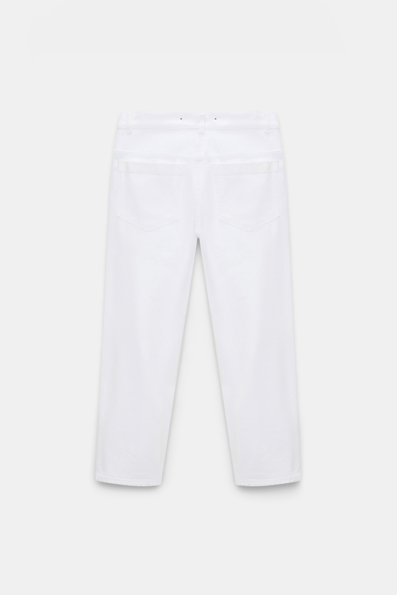 Dorothee Schumacher Fitted capri jeans with frayed waist pure white