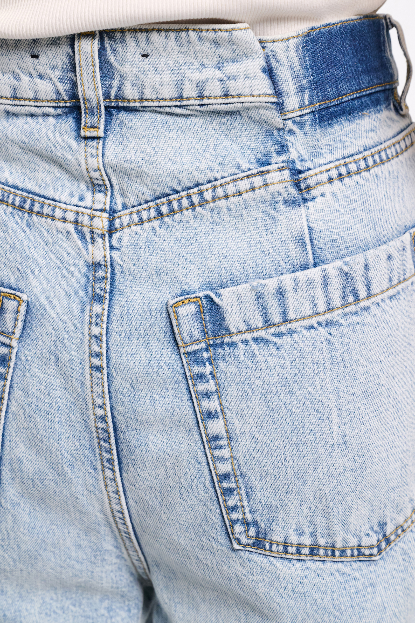 Dorothee Schumacher Peg waist tapered baggy jeans stone blue