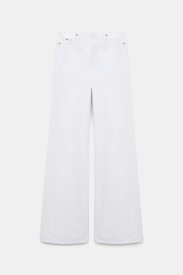 Dorothee Schumacher Jeans mit weitem Bein pure white