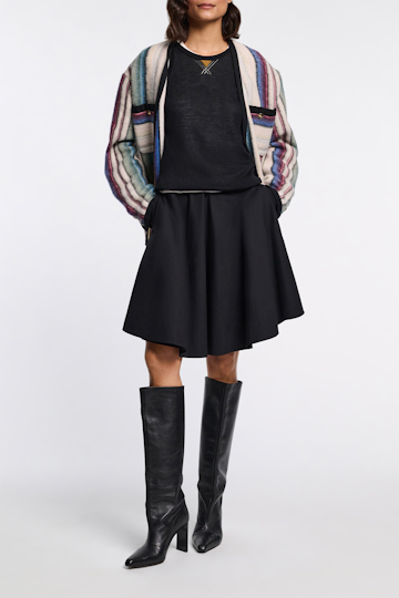 Dorothee Schumacher Recycled wool jacket multicolor stripe