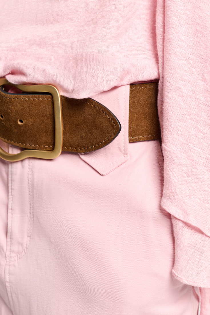Dorothee Schumacher Pants with slight O-silhouette milky rose