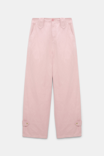 Dorothee Schumacher Pants with slight O-silhouette milky rose
