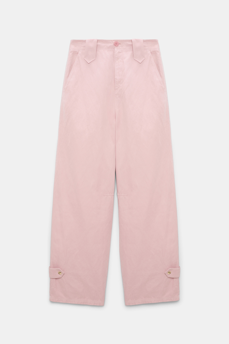 Dorothee Schumacher Pants with slight O-silhouette milky rose