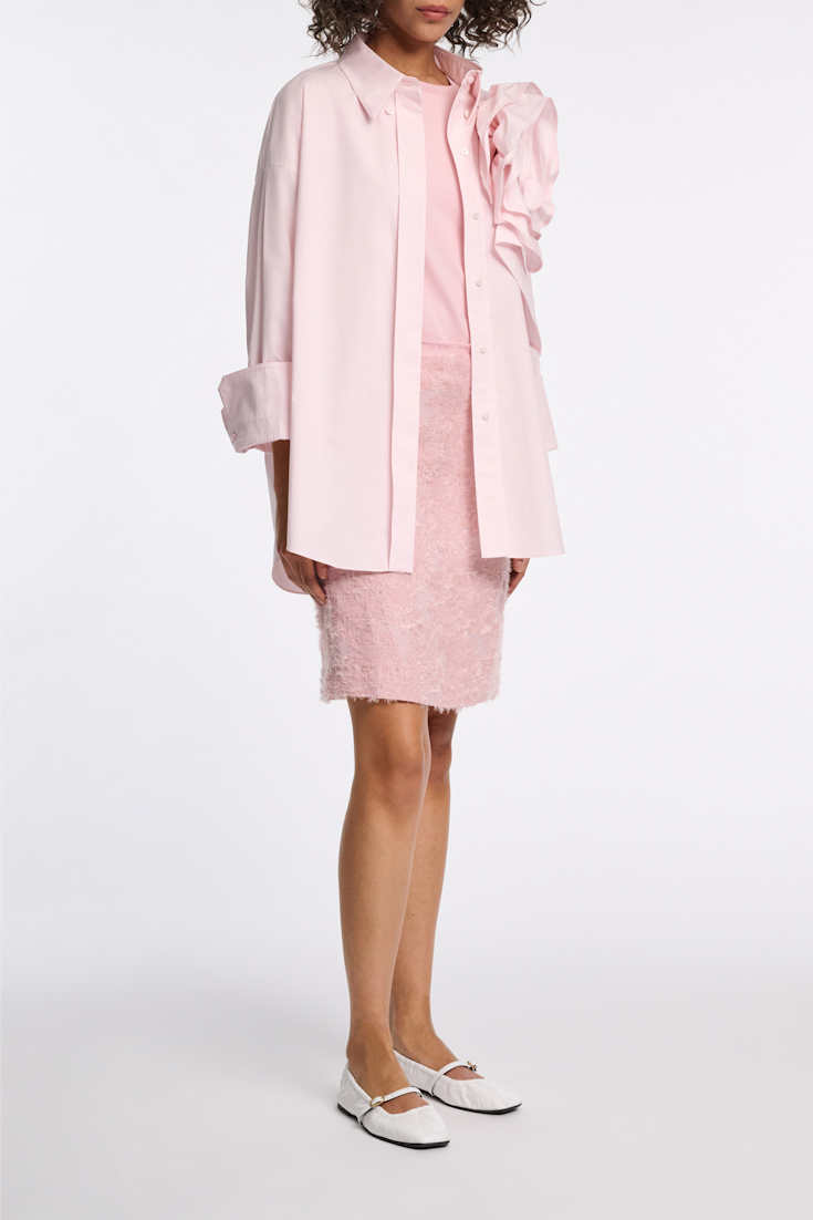Dorothee Schumacher Sequin pencil skirt milky rose