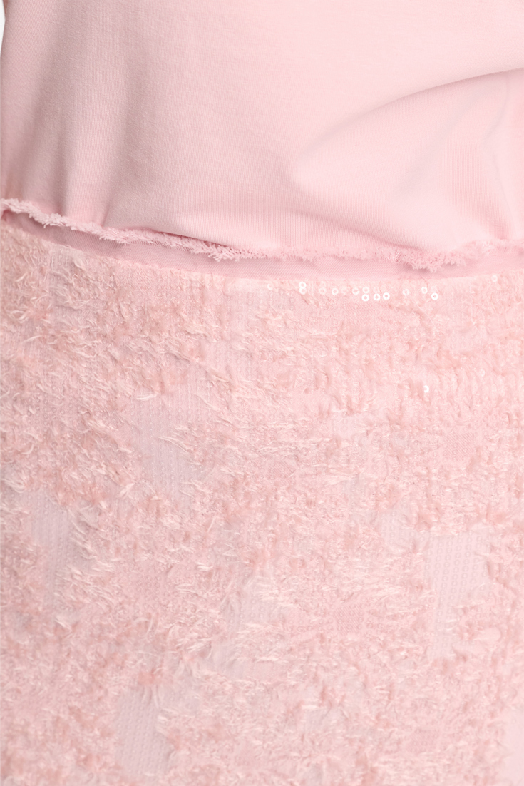 Dorothee Schumacher Sequin pencil skirt milky rose