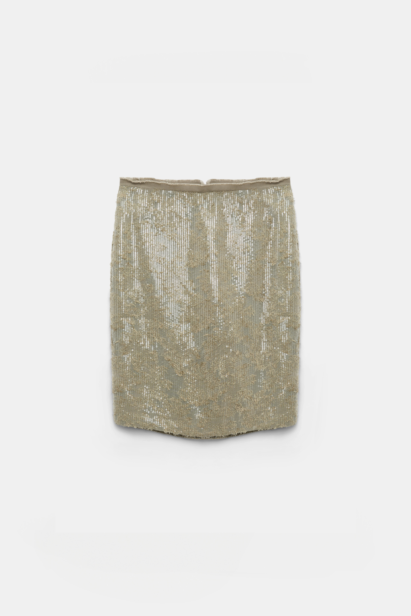 Dorothee Schumacher Paillettenrock olive grey