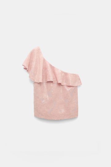 Dorothee Schumacher One shoulder top milky rose