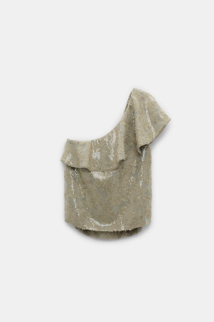 Dorothee Schumacher One shoulder top olive grey