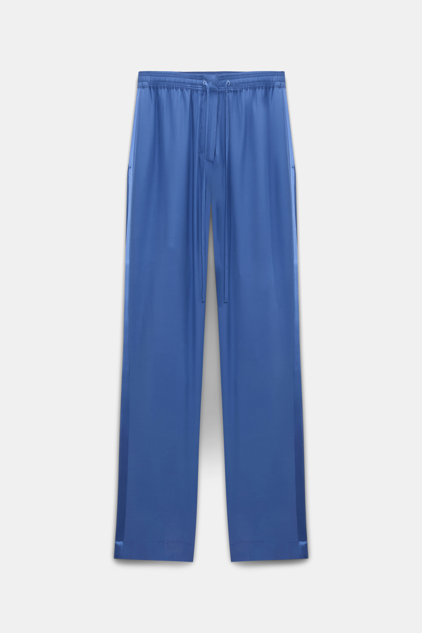 Dorothee Schumacher Satin drawstring pants milky cornflower