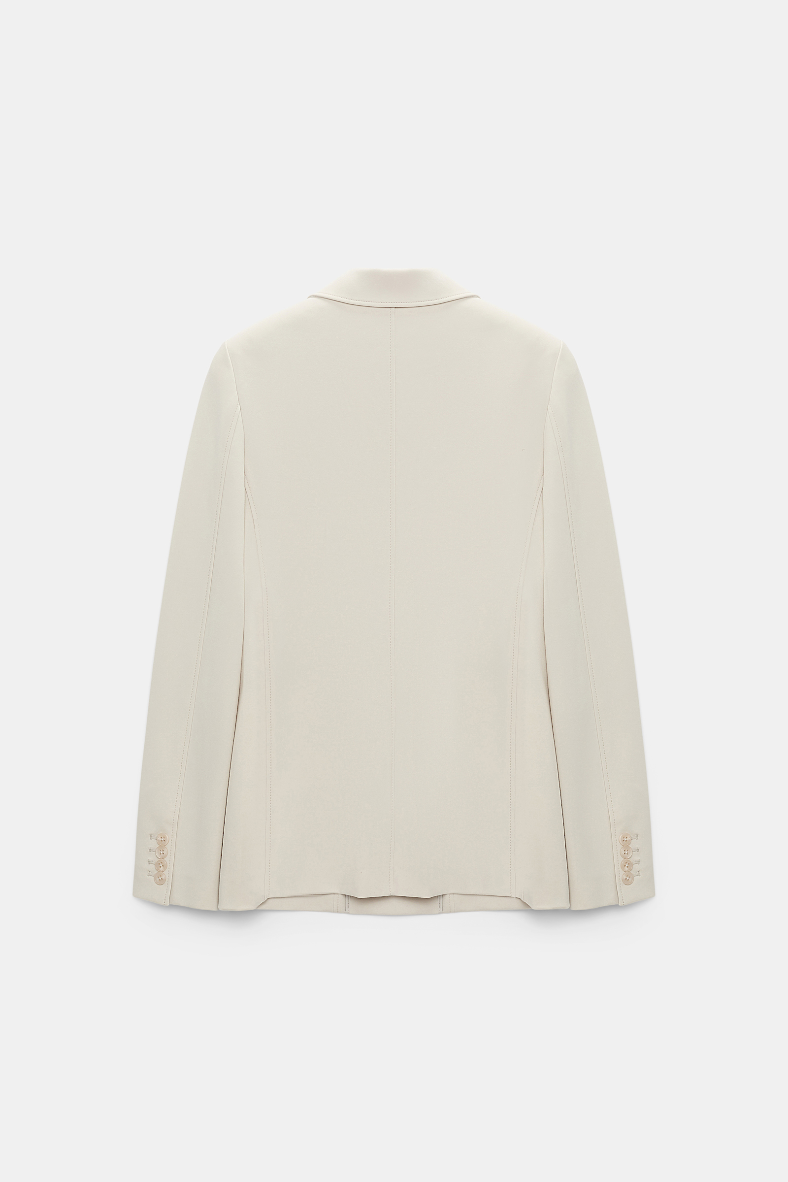 Dorothee Schumacher Punto Milano buttoned blazer shadow white