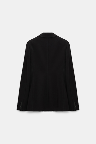 Dorothee Schumacher Punto Milano buttoned blazer pure black