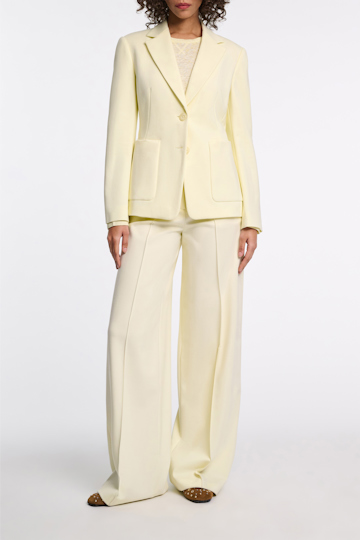 Dorothee Schumacher Punto Milano blazer light lemon
