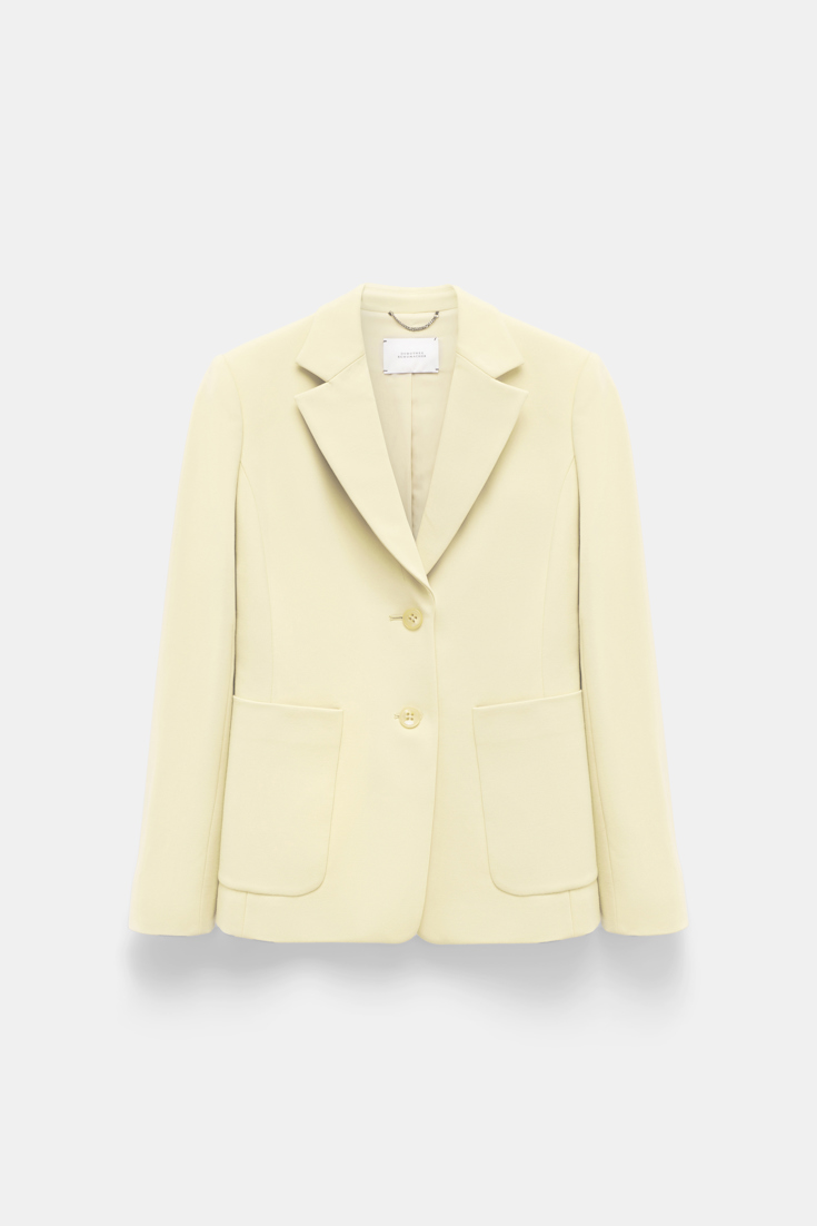 Dorothee Schumacher Blazer aus Punto Milano light lemon