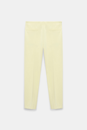 Dorothee Schumacher Punto Milano capri pants light lemon