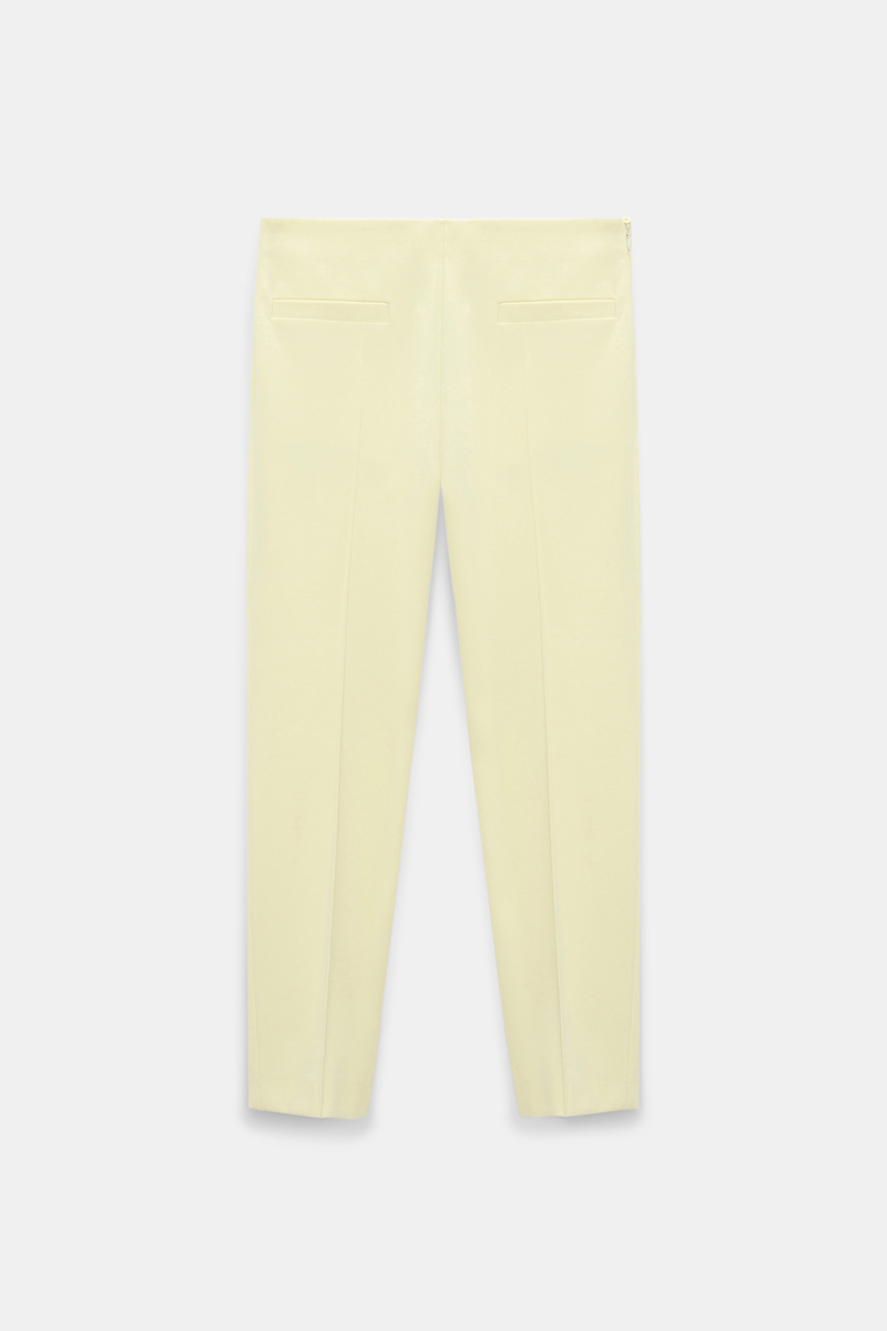 Shop Dorothee Schumacher Punto Milano Capri Pants In Yellow