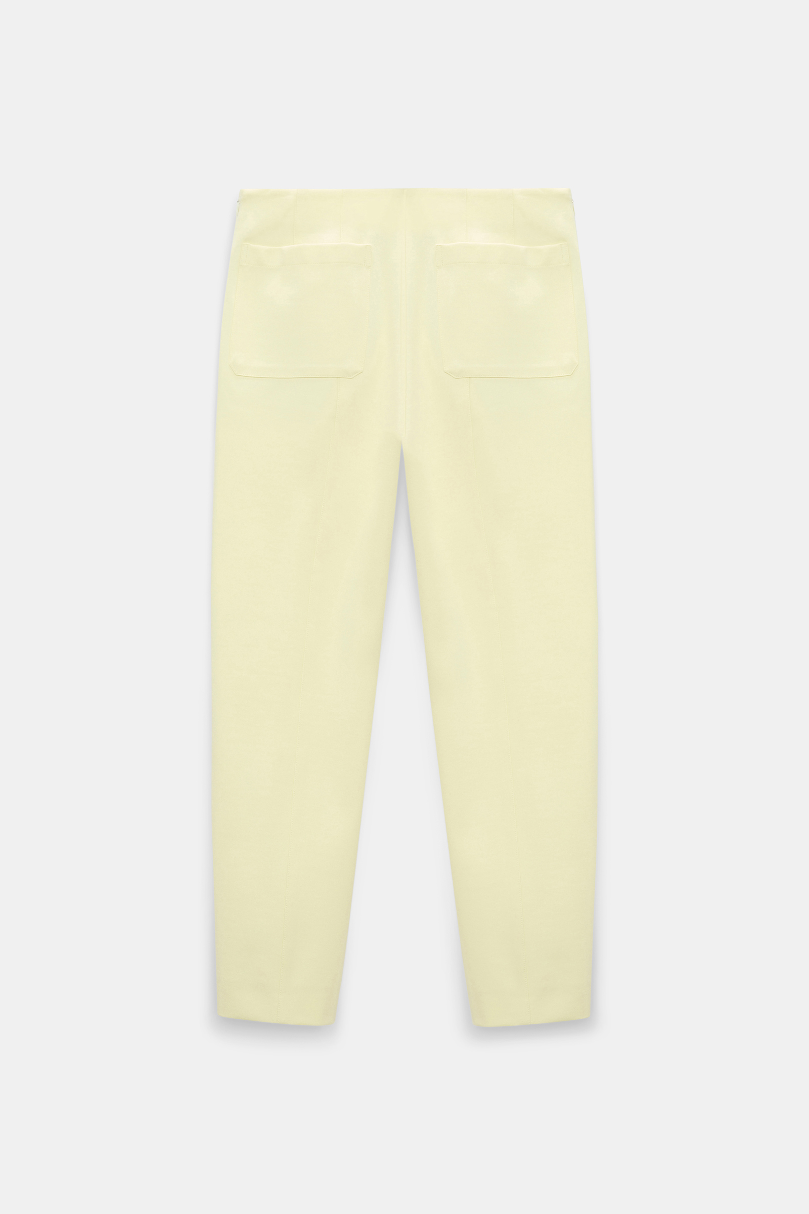 Dorothee Schumacher Punto Milano capri pants light lemon