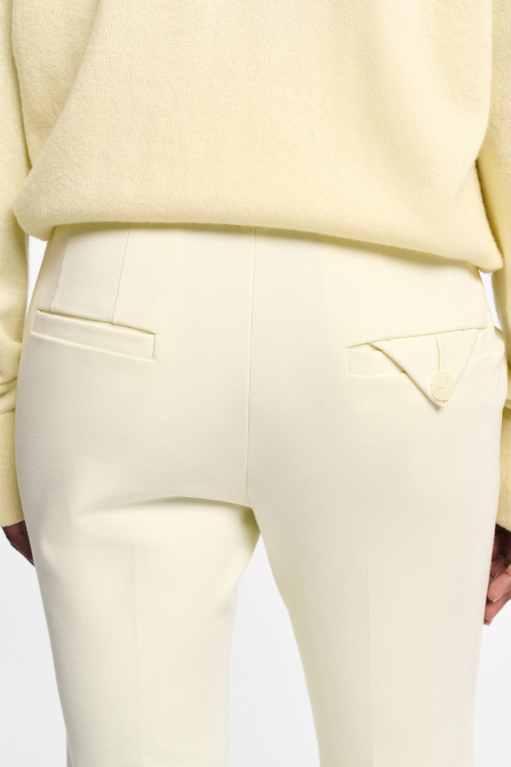 Dorothee Schumacher Punto Milano cropped flares light lemon