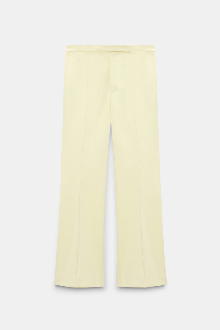 Dorothee Schumacher Punto Milano cropped flares light lemon