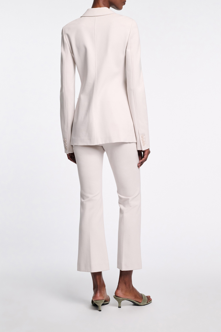 Dorothee Schumacher Punto Milano cropped flares shadow white