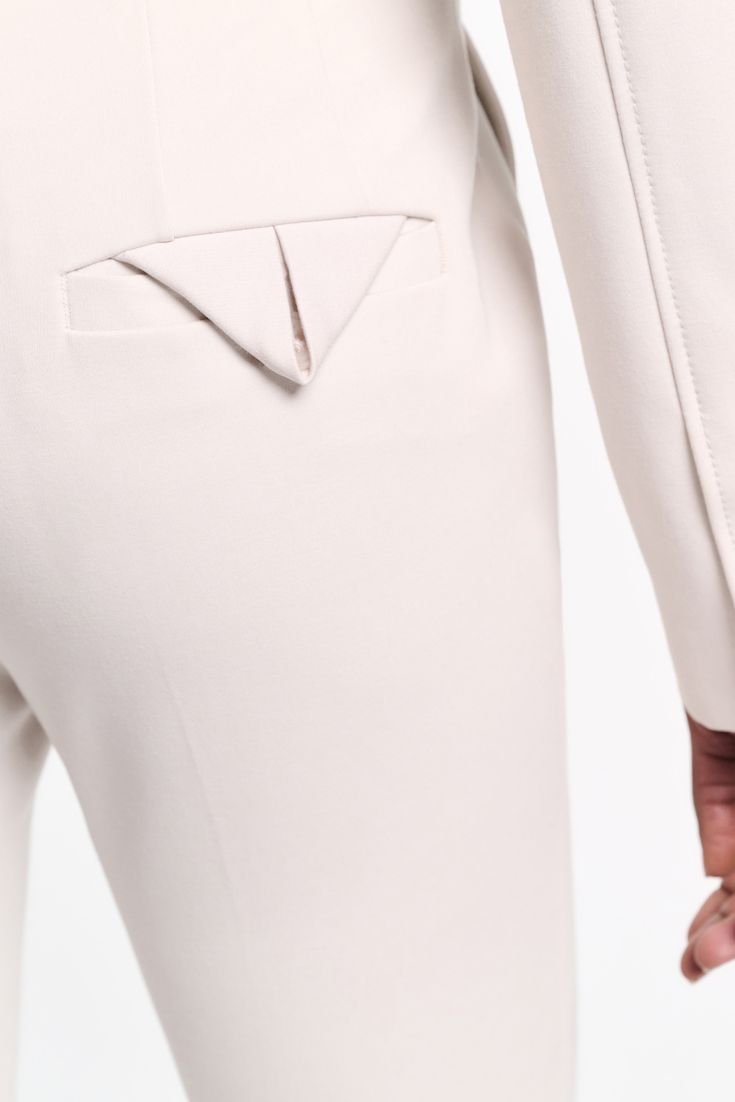 Dorothee Schumacher Punto Milano cropped flares shadow white