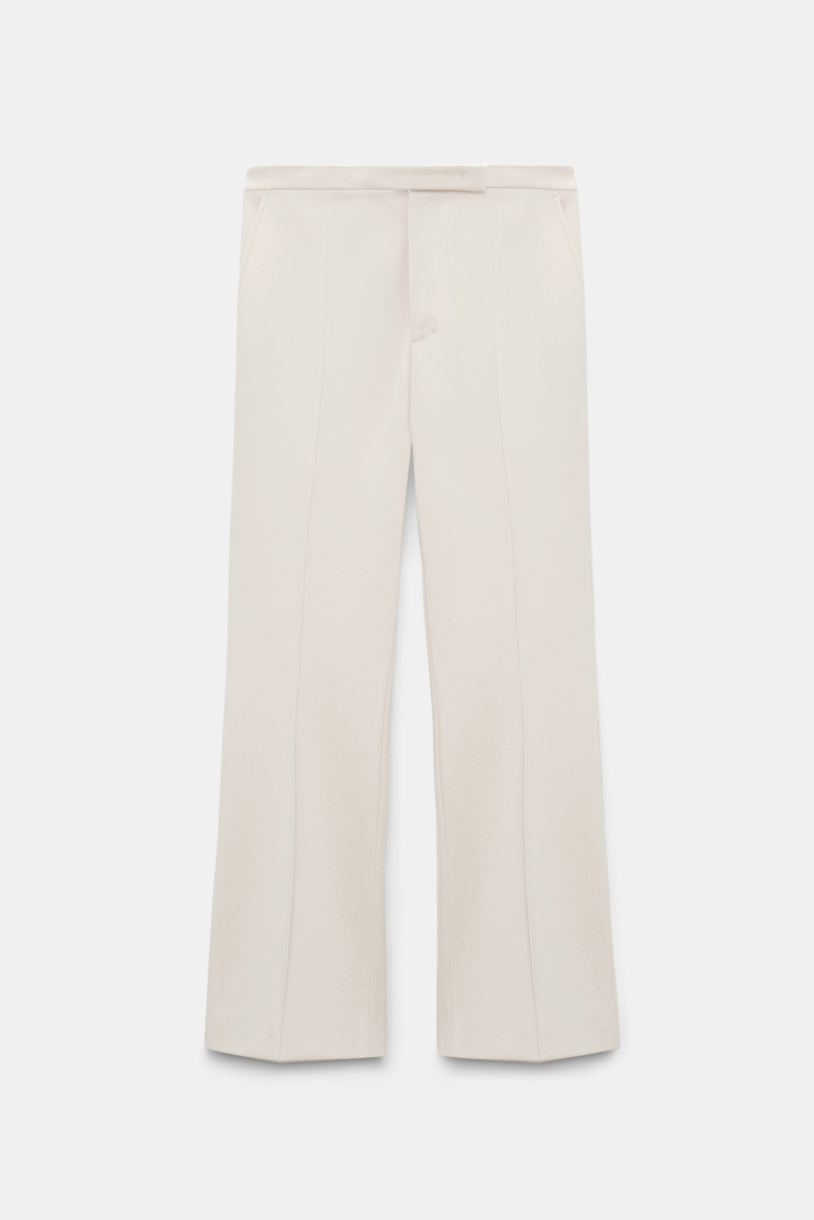 Dorothee Schumacher Punto Milano cropped flares shadow white