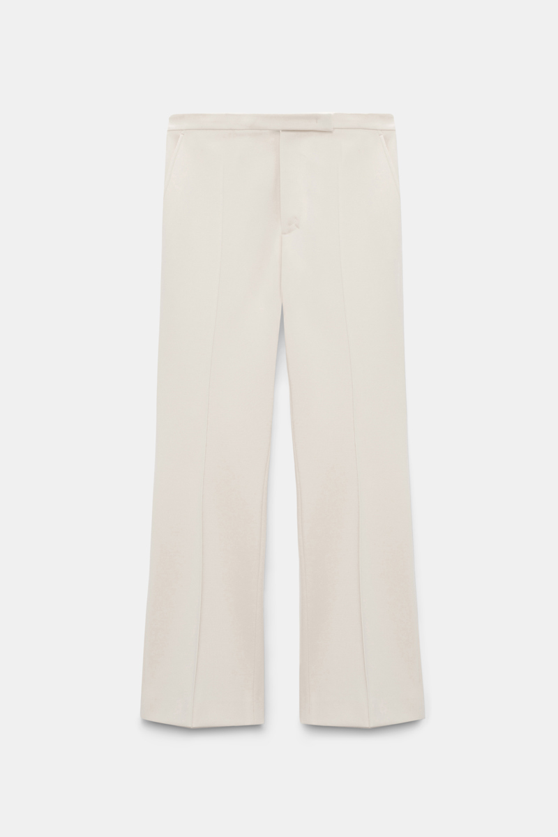 Dorothee Schumacher Punto Milano Cropped Flares In White