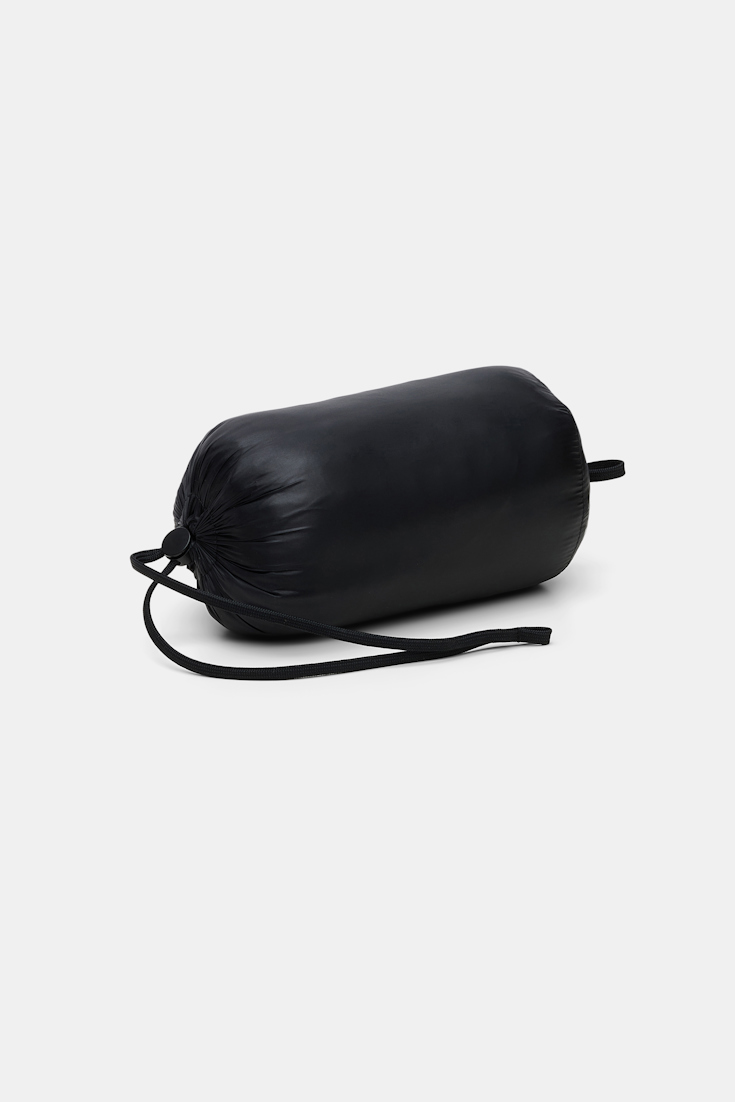 Dorothee Schumacher Pack-away quilted nylon jacket pure black