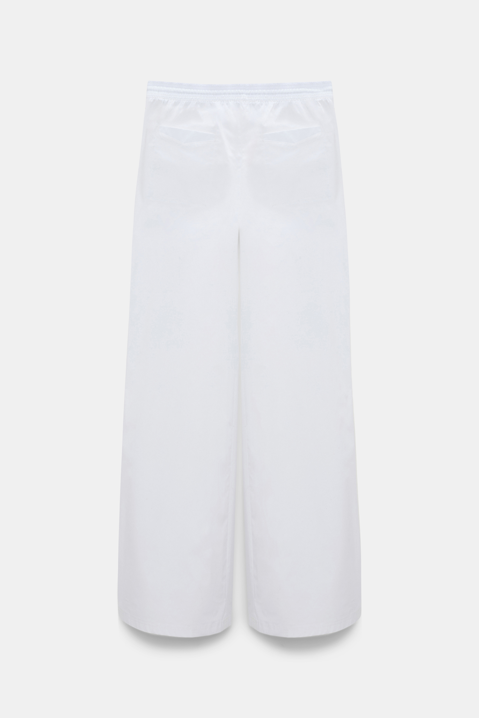 Dorothee Schumacher Relaxed cotton poplin pants pure white
