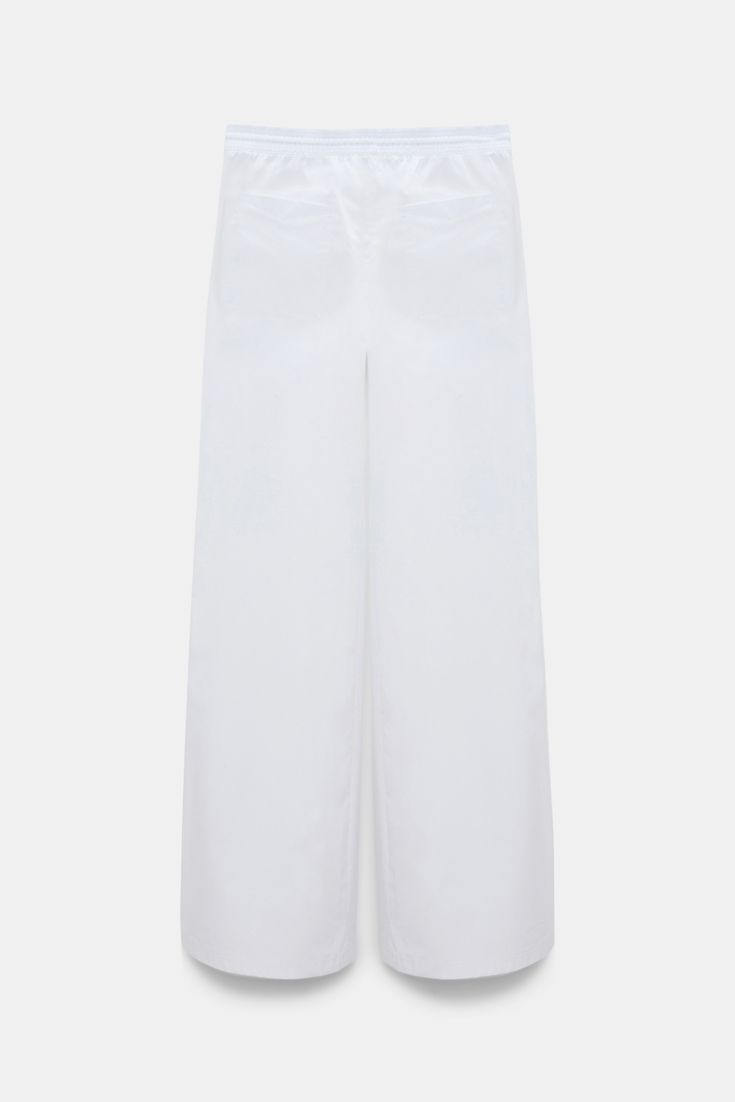 Dorothee Schumacher Relaxed cotton poplin pants pure white