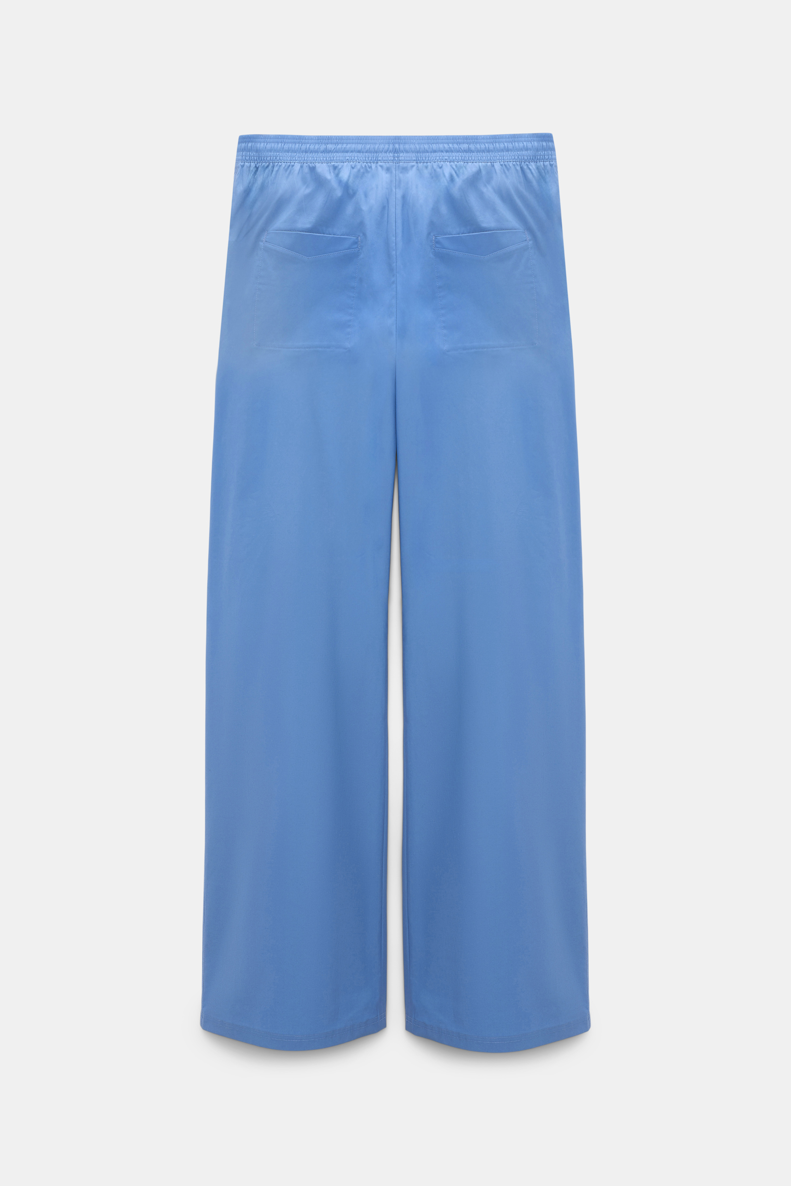 Dorothee Schumacher Hose aus Baumwoll-Popeline azure blue