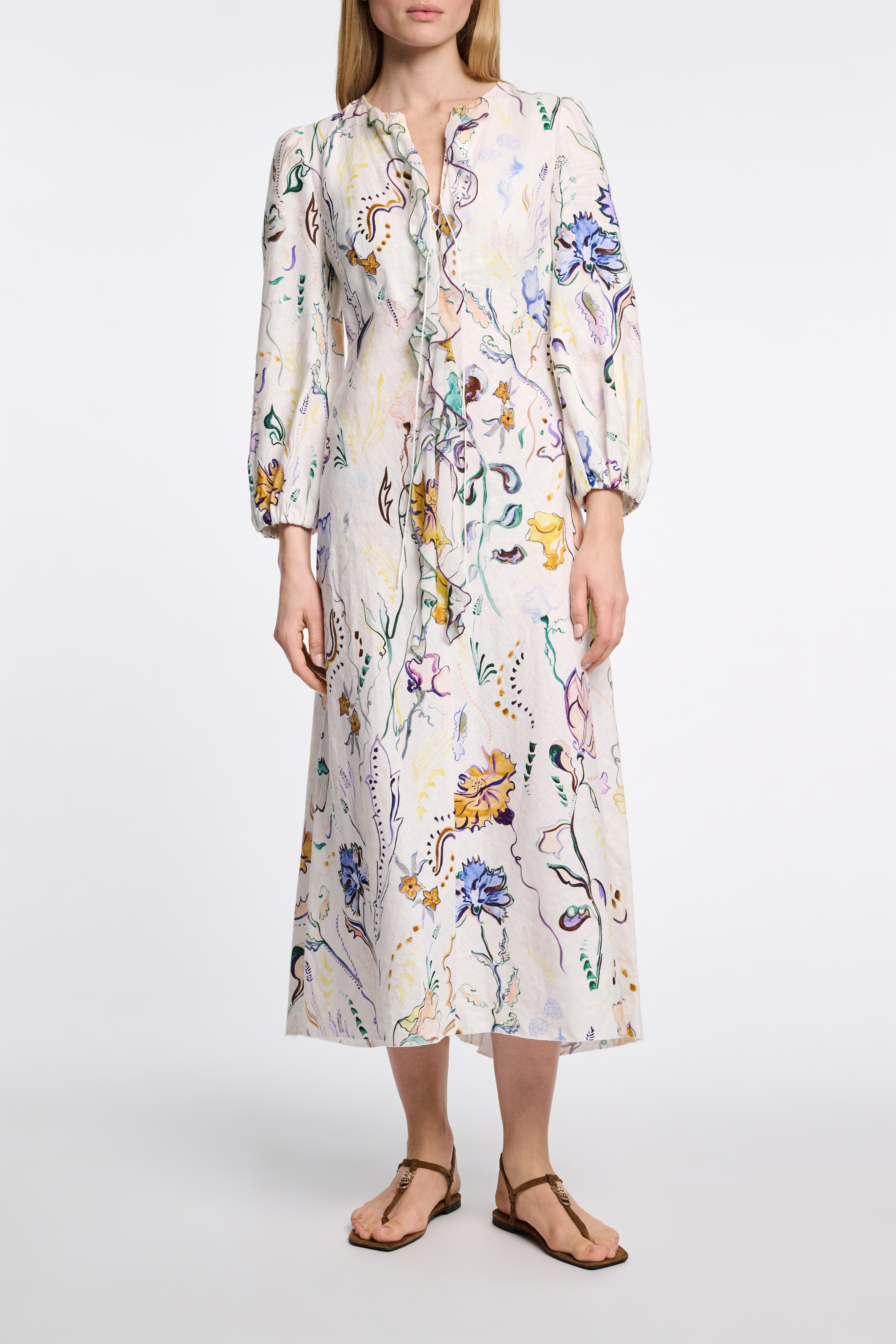 Dorothee Schumacher Printed linen midi