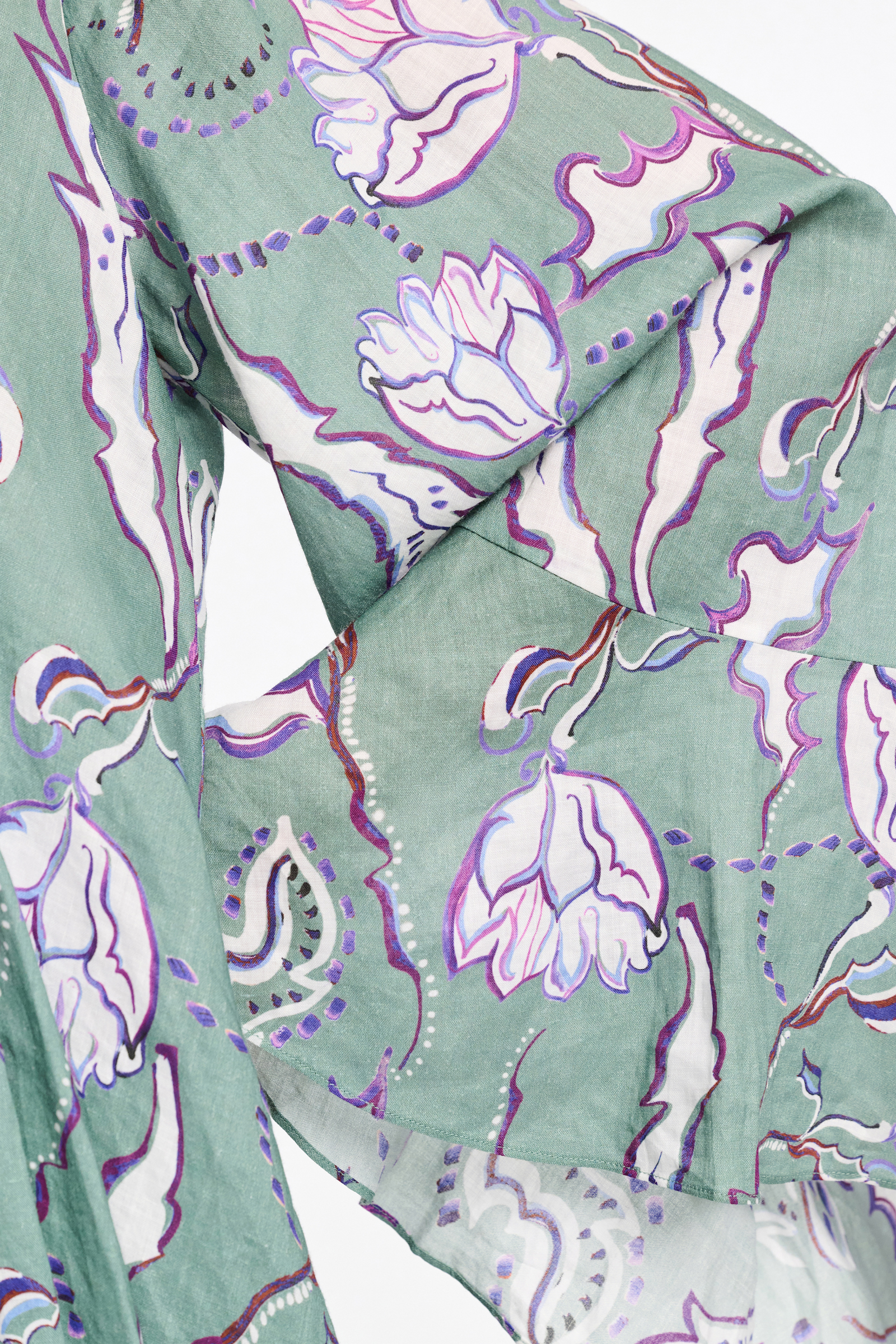 Dorothee Schumacher Kaftankleid aus Ramie mit Signature Print wicked flower allover