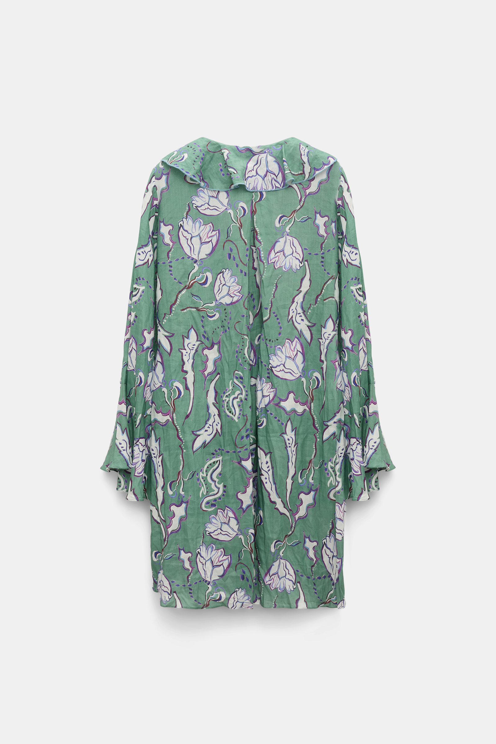 Dorothee Schumacher Kaftankleid aus Ramie mit Signature Print wicked flower allover