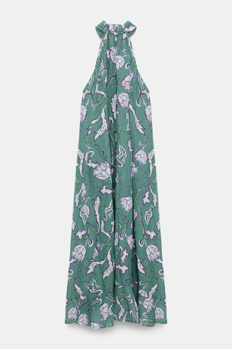 Dorothee Schumacher Summer Breeze Ramie Dress In Multi Colour