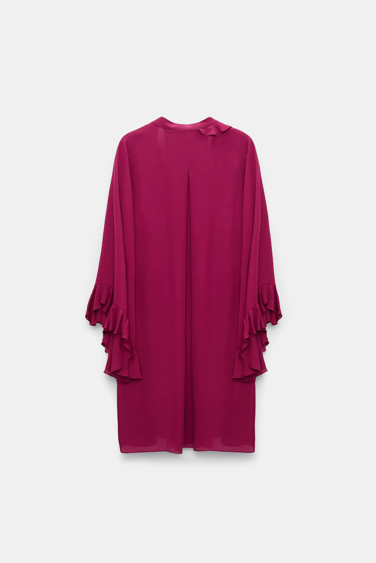 Dorothee Schumacher Kurzes Kleid mit Volant-Details berry