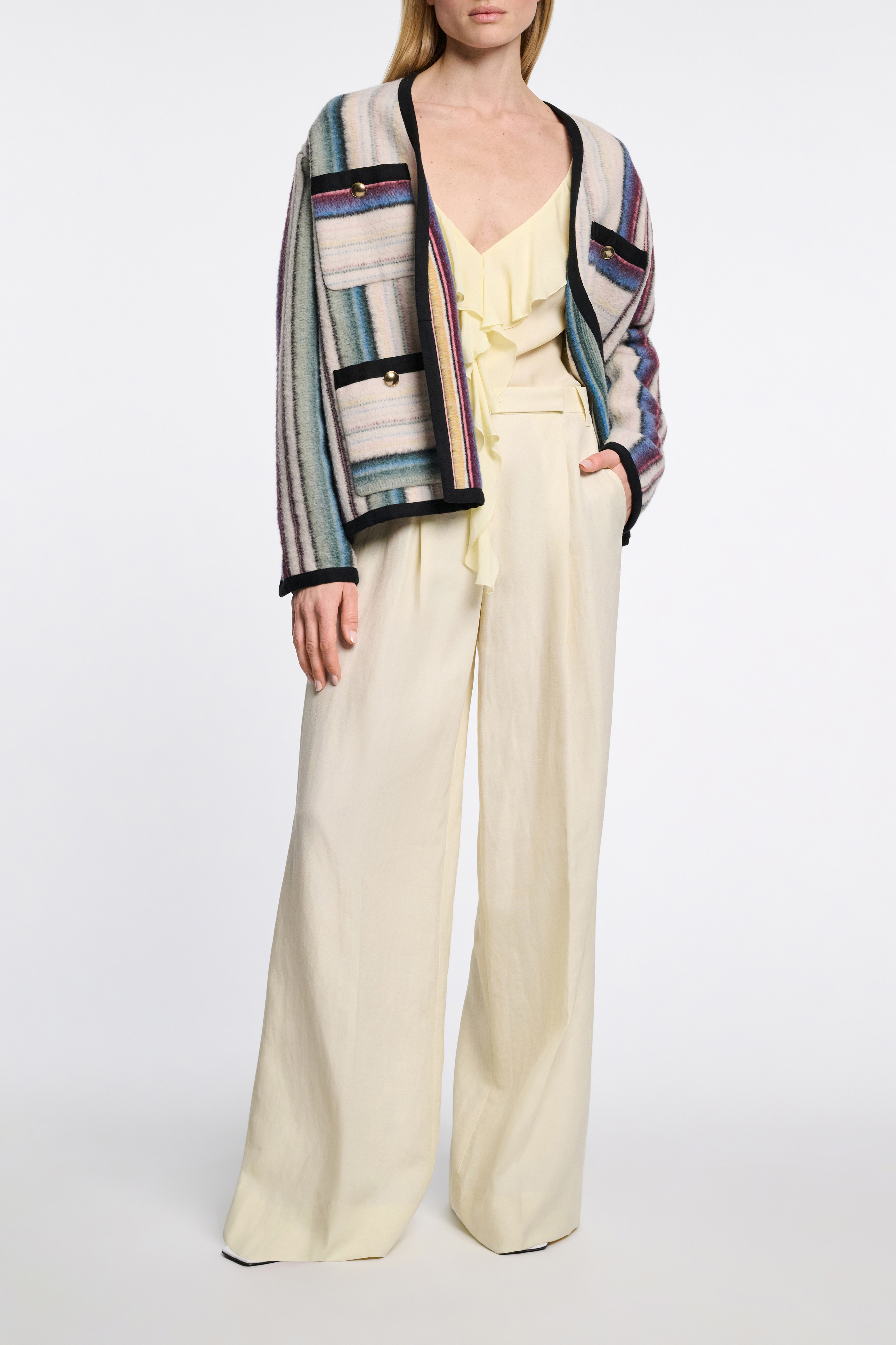Dorothee Schumacher Silk georgette top with