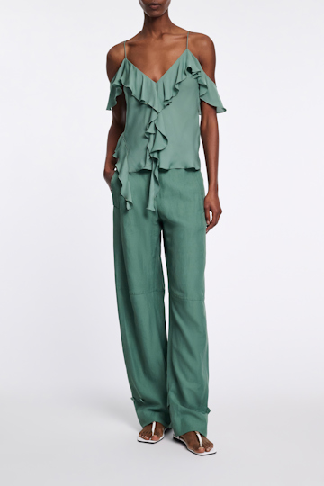 Dorothee Schumacher Top mit Volants jade