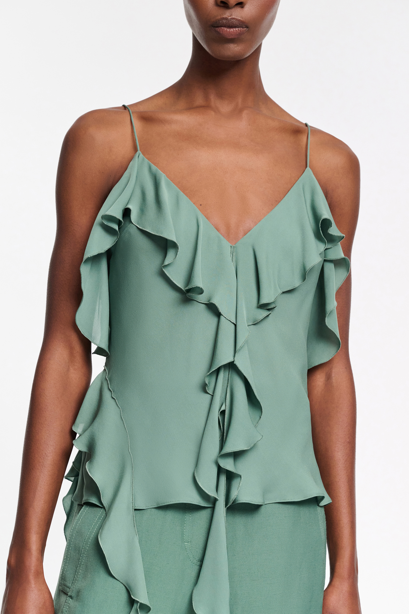 Dorothee Schumacher Top mit Volants jade