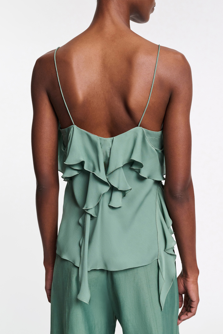 Dorothee Schumacher Top mit Volants jade