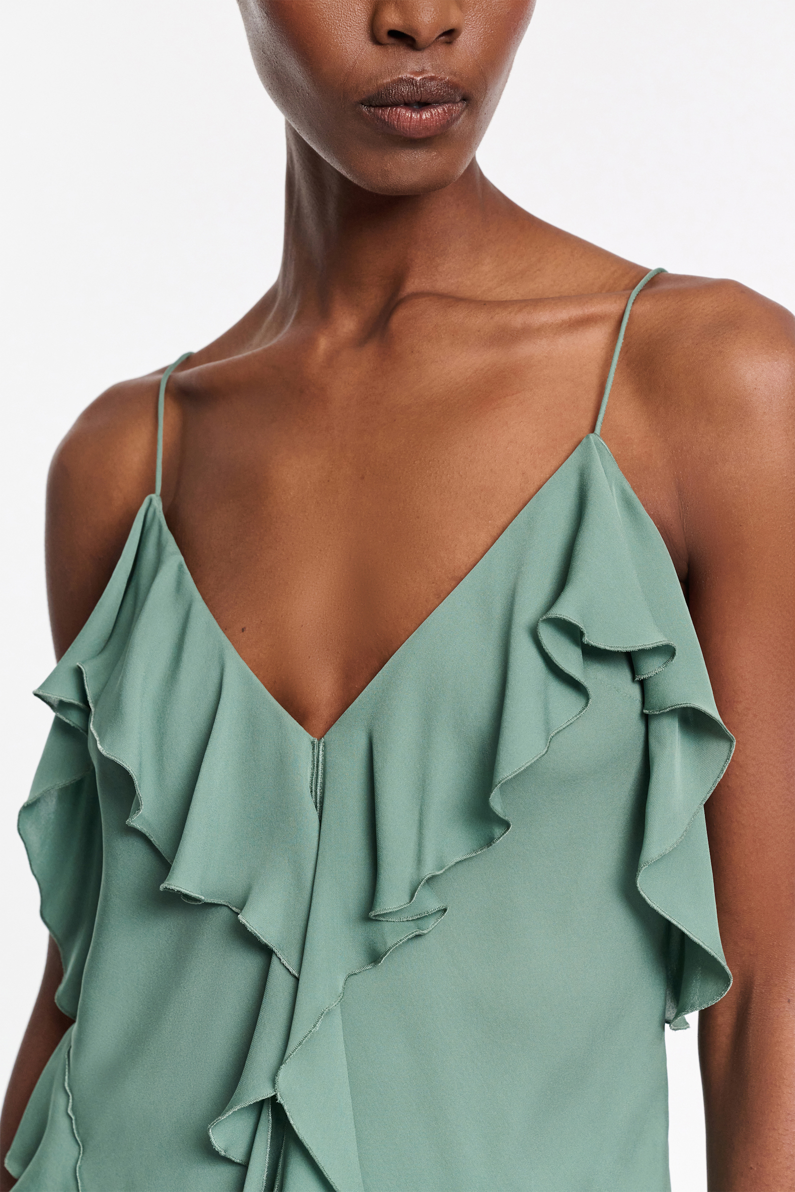 Dorothee Schumacher Top mit Volants jade